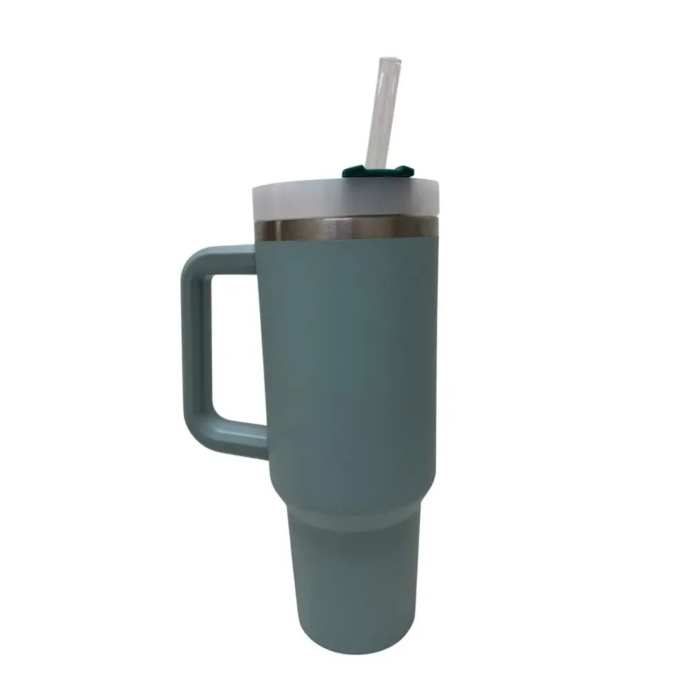 Stanley Adventure Quencher 40 oz Tumbler With Handle Lid Straw - Seafoam - Picture 4 of 10